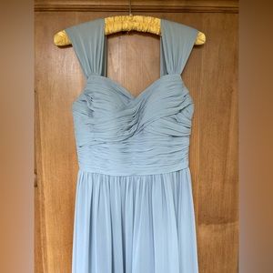 Azazie Zapheira Bridesmaid Dress in Dolphin Grey